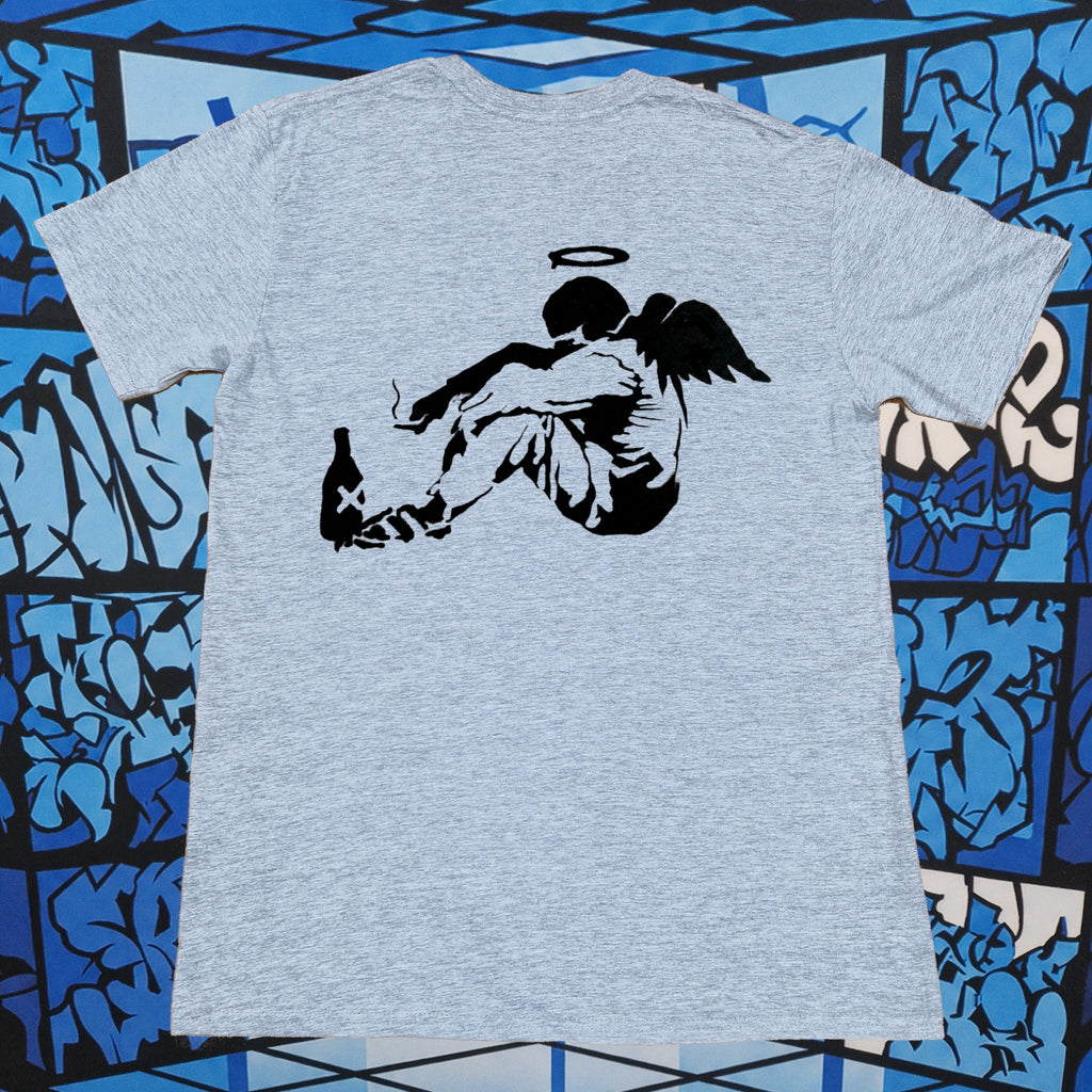 Banksy Fallen Angel T-Shirt (Light)