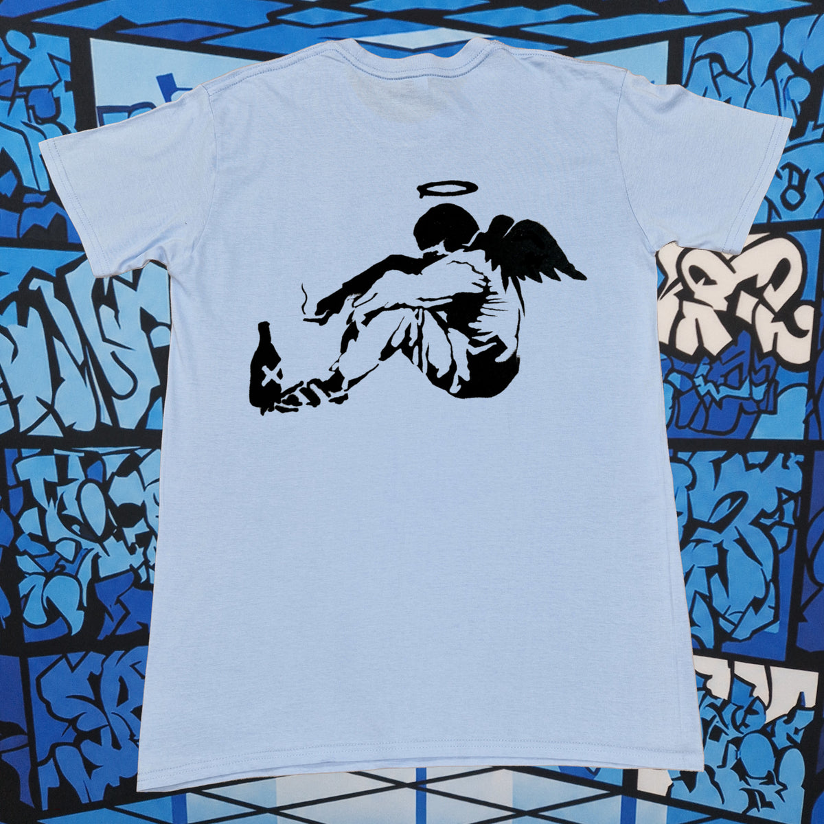 Banksy Fallen Angel T-Shirt (Light)
