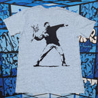 Banksy Flower Thrower T-Shirt