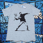 Banksy Flower Thrower T-Shirt