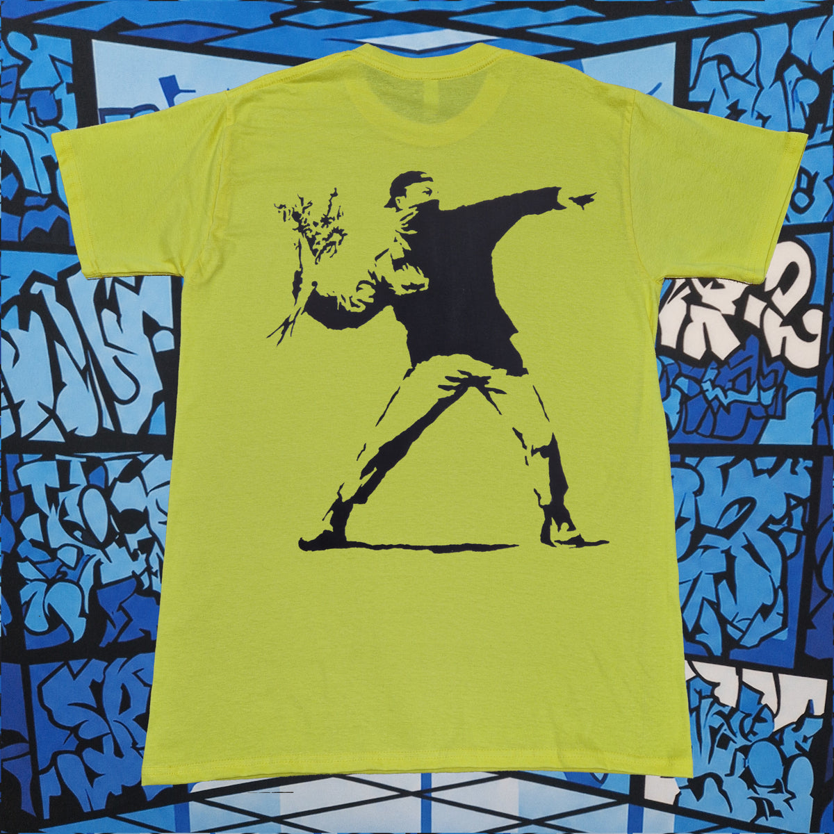 Banksy Flower Thrower T-Shirt
