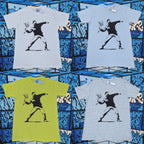 Banksy Flower Thrower T-Shirt