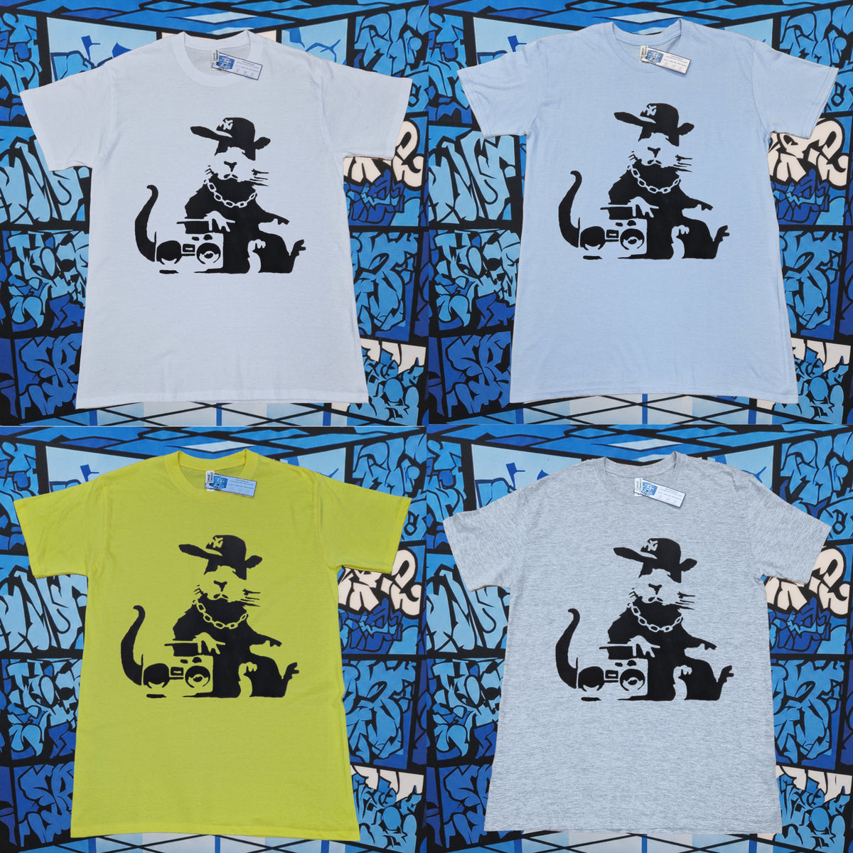 Banksy Gangsta Rat T-Shirt