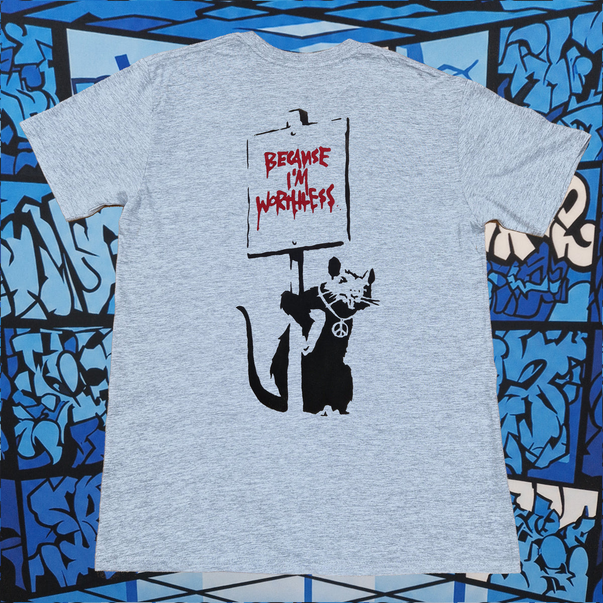 Banksy Worthless Rat T-Shirt