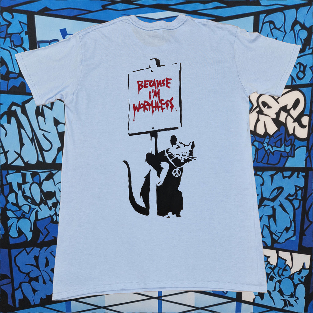 Banksy Worthless Rat T-Shirt
