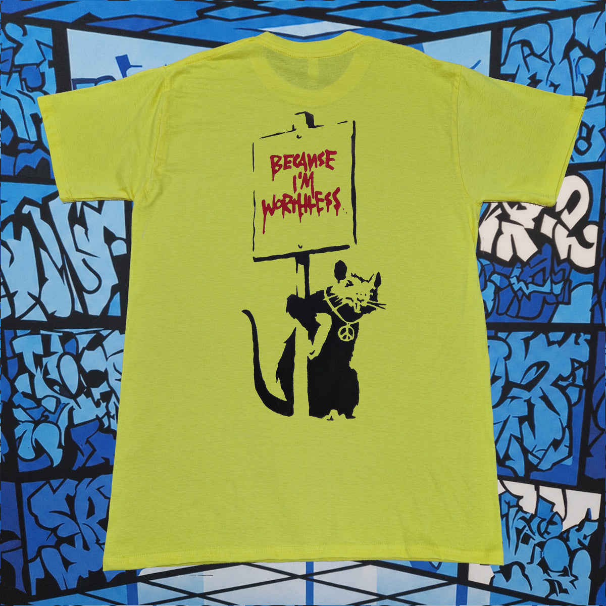 Banksy Worthless Rat T-Shirt