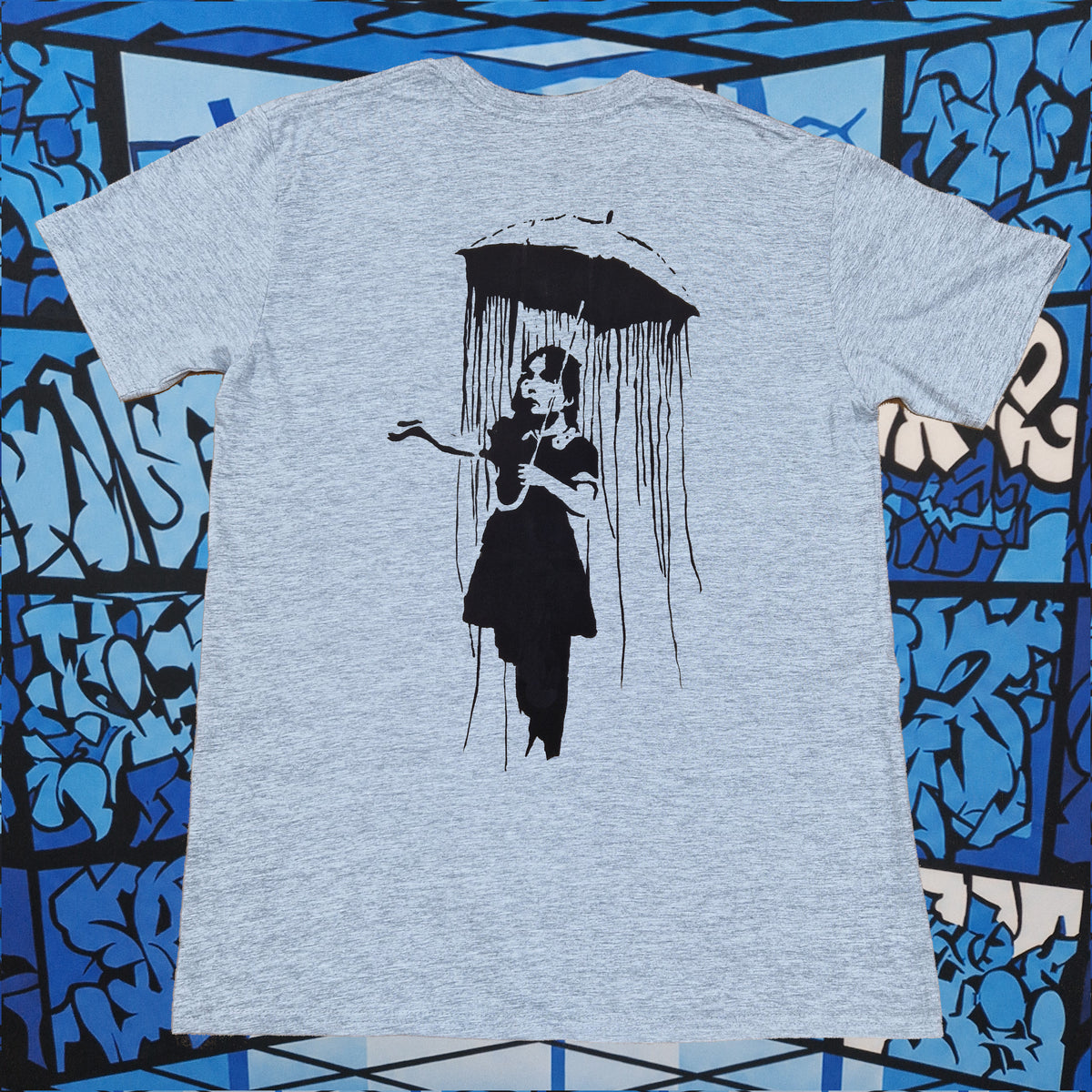 Banksy Nola Umbrella Girl T-Shirt