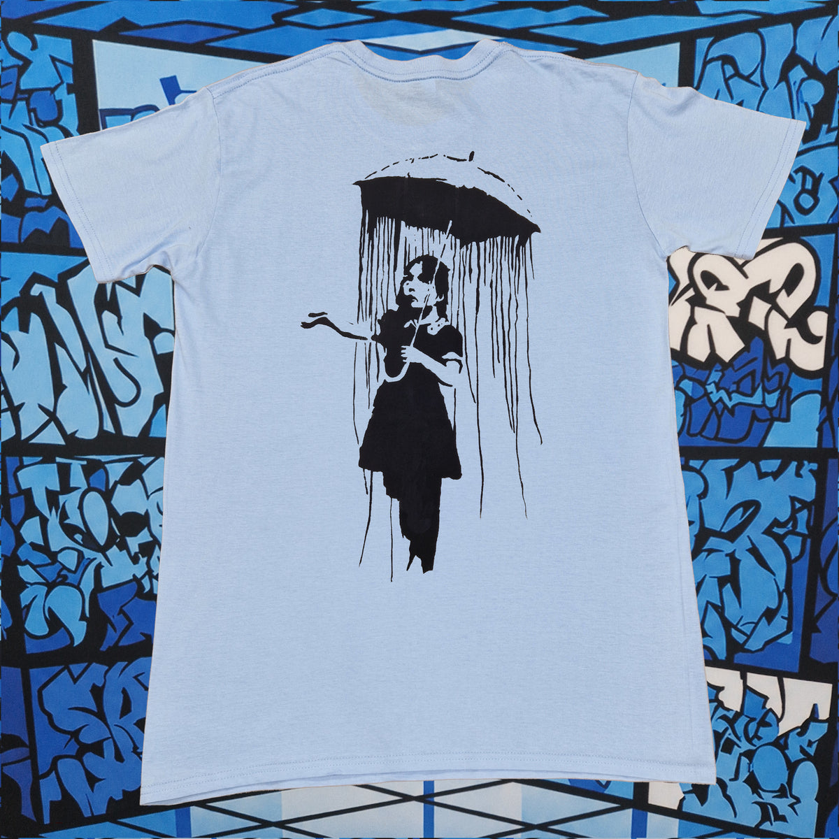 Banksy Nola Umbrella Girl T-Shirt