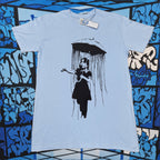 Banksy Nola Umbrella Girl T-Shirt