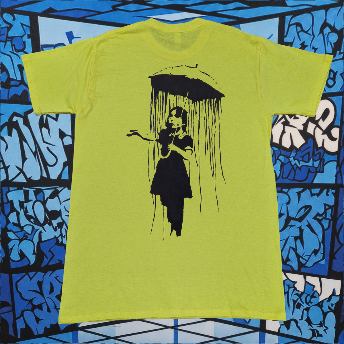 Banksy Nola Umbrella Girl T-Shirt