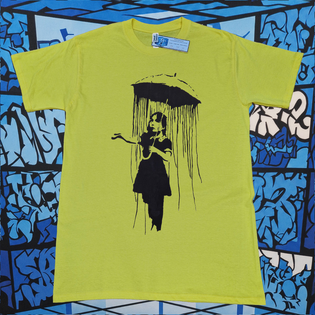 Banksy Nola Umbrella Girl T-Shirt