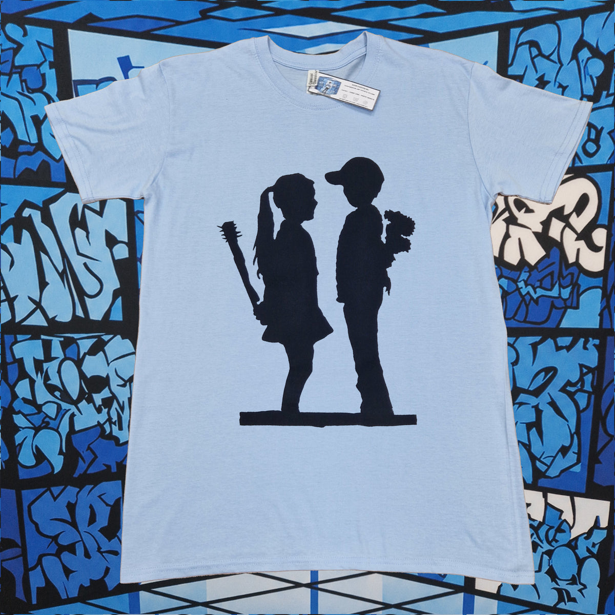 Banksy Boy Meets Girl T-Shirt