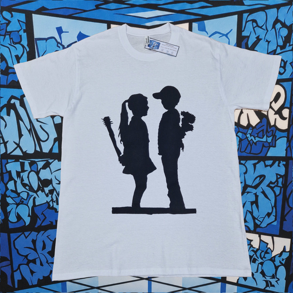 Banksy Boy Meets Girl T-Shirt