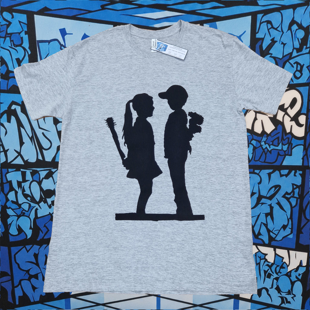 Banksy Boy Meets Girl T-Shirt