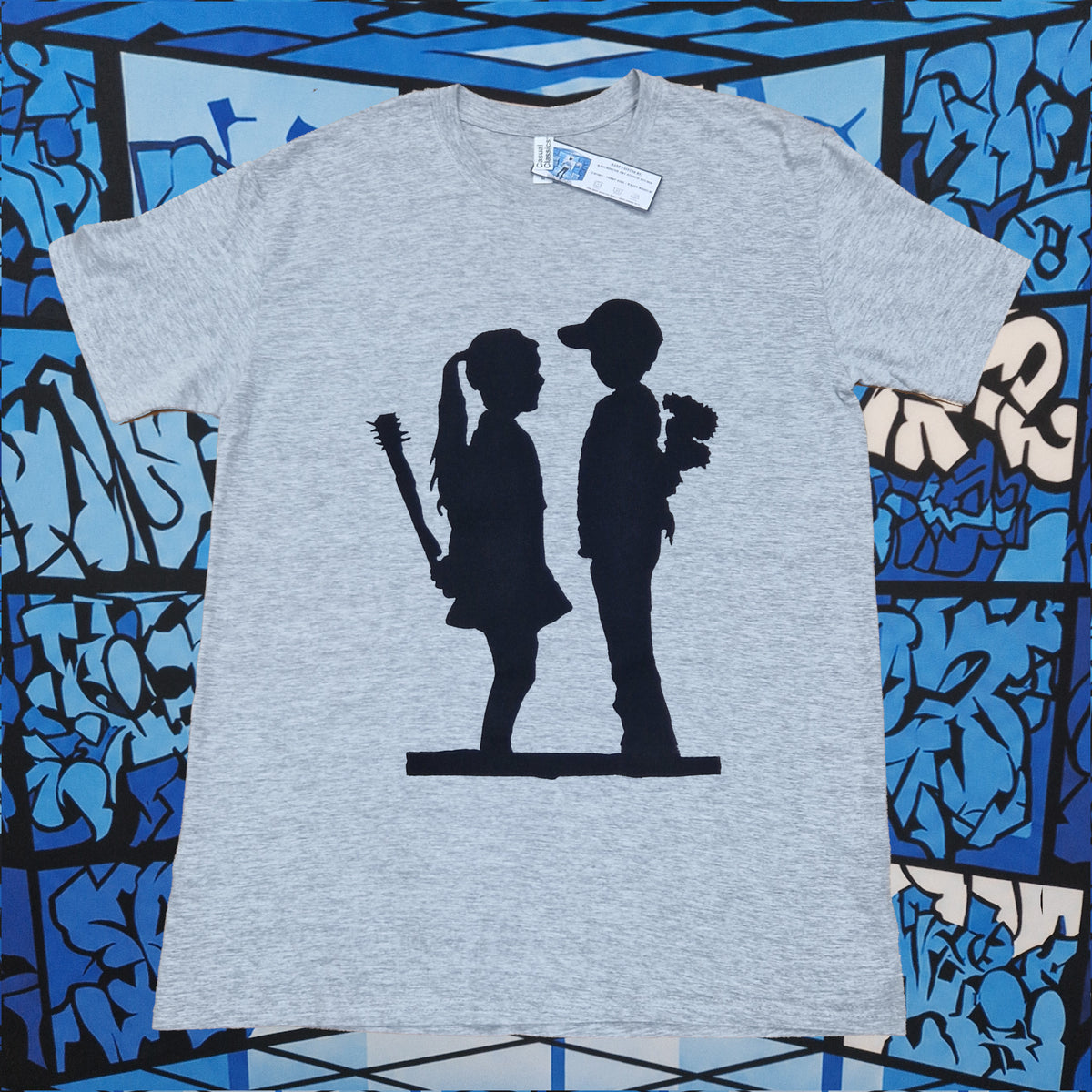 Banksy Boy Meets Girl T-Shirt
