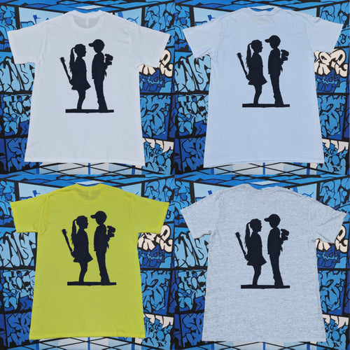 Banksy Boy Meets Girl T-Shirt