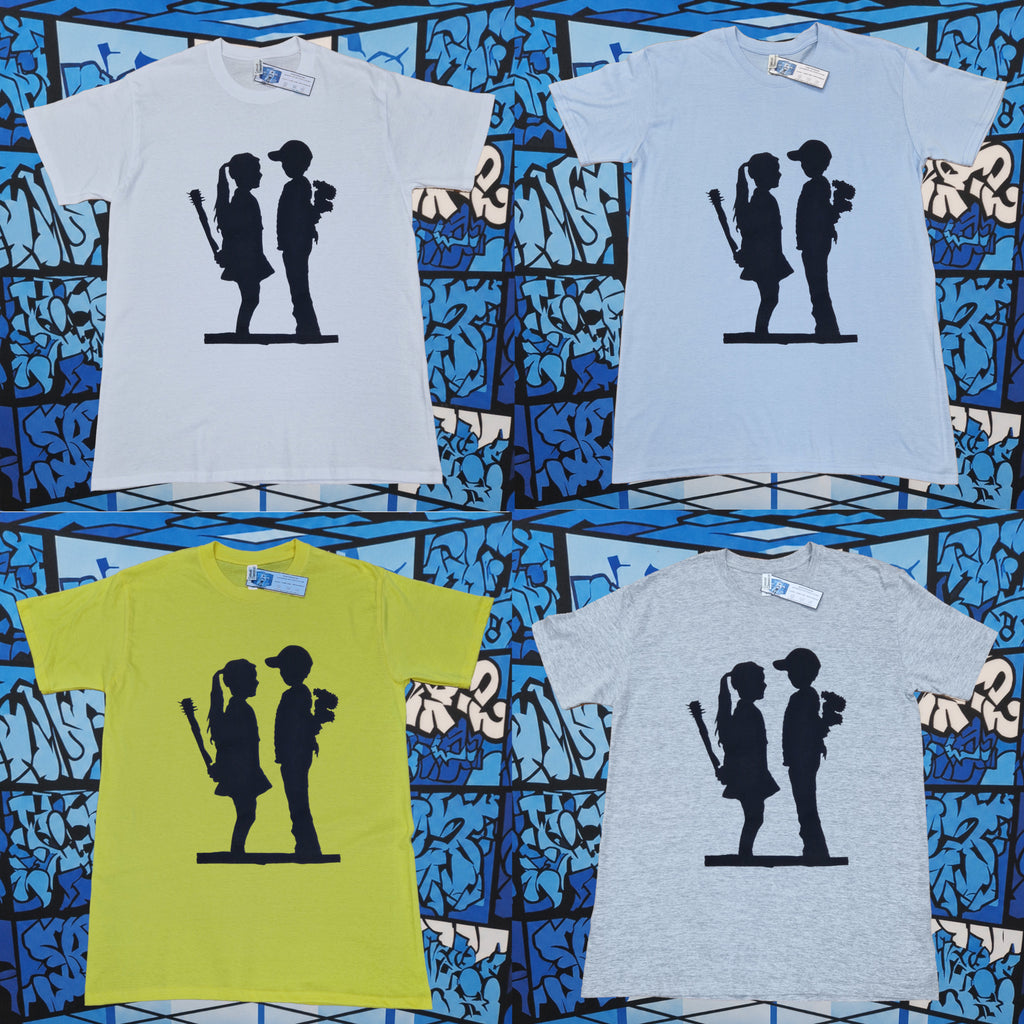 Banksy Boy Meets Girl T-Shirt