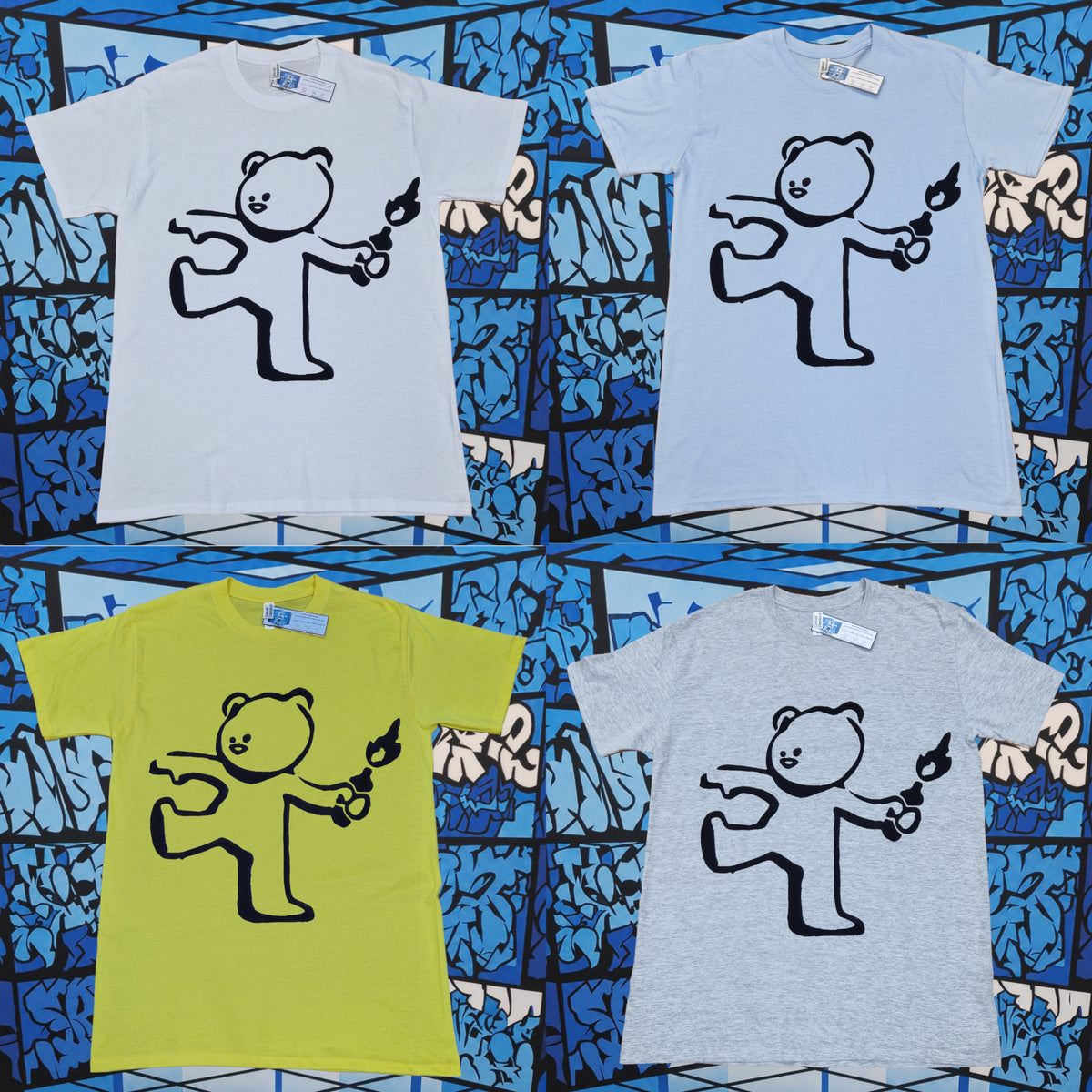 Banksy Teddy Riot T-Shirt