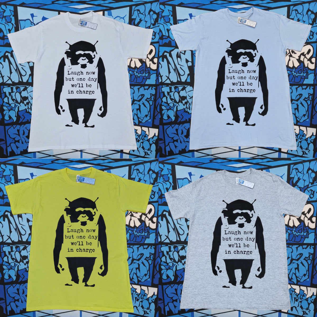 Banksy - One Day We'll be in Charge T-Shirt